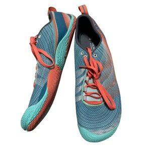 Merrell 10 Women's Vapor Glove 2 Barefoot Trail Vibram Sole Sea Blue Coral